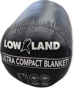 LOWLAND OUTDOOR® Ultra Compact Blanket - Donzen Slaapzak - Gewicht 495g - 210x80 Cm - Comfort Temperatuur +8°C -Home Furniture Shop 1005x1200