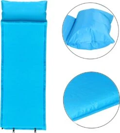 Springos Slaapmat | Zelfopblazend | 186 Cm | Inclusief Hoes & Hoofdkussen | Lichtblauw -Home Furniture Shop 1079x1200 2