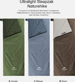 Naturehike® Slaapzak - Lichtgewicht - 205*85cm - Compact - Waterdicht - 3 Seizoenen Slaapzak Lente, Zomer & Herfst - Outdoor - Slaapzakken Volwassen & Kinderen -Home Furniture Shop 1093x1200