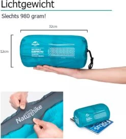 Naturehike® 3D Luchtmatras Premium - Comfortabel R-waarde 2.0 - Extra Dikke Slaapmat - Luchtbed Kamperen - Opblaasbaar Matras - Lichtgewicht - Outdoor - Camping -Home Furniture Shop 1095x1200