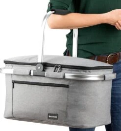 Bomoe Koeltas Picknickmand Opvouwbaar IceBreezer K47 - 47x27x26 Cm - 32 Liter- Perfect Voor Barbecues Of Boodschappen -Home Furniture Shop 1101x1200