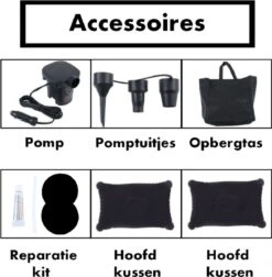 Auto Luchtbed - Auto Bed - Auto Matras - Achterbank En Achterbak - 2 Persoons - Incl. Elektrische Pomp - 175 X 125 CM -Home Furniture Shop 1178x1200