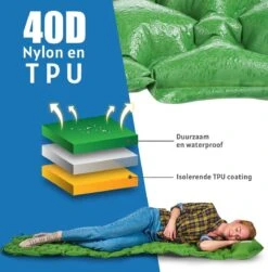 TRVLMORE Slaapmat - Zelfopblazend - 1 Persoons - Ingebouwde Pomp En Kussen - Groen -Home Furniture Shop 1183x1200 2