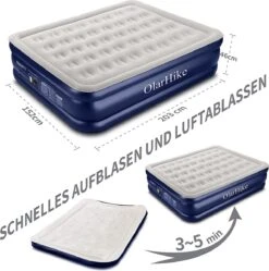 OlarHike Queen Size Luchtmatras Met Geïntegreerde Elektrische Pomp, Zelfopblazend Luchtbed, Voor 2 Personen, Premium Gastenbed, Opblaasbaar Matras Voor Camping Of Thuisgebruik, 203 X 152 X 46 Cm -Home Furniture Shop 1192x1200 1