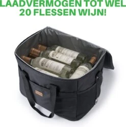 Packaway 4 Laags Geïsoleerde Koeltas - Lunchtas 40 Liter - Zwart -Home Furniture Shop 1192x1200