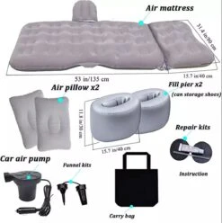 Sophie's Planet® - Auto Luchtbed Met Kussens En Pomp (Grijs) - Auto Matras - Achterbank Matras - Autobed - Car Matress - Comfortabel In De Auto Slapen -Home Furniture Shop 1196x1200 1