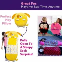 Draak Slaapzak -160 Cms | Kinderslaapzak | Slaapzak Junior | Nappers | Children Sleeping Bag | Kinderen Slaapzak | Super Soft 2 In 1 Fun Pillow &Sleepy For Boys | Draak Slaapzak | Zachte Slaapzak | Knuffel Slaapzak | 2 In 1 Slaapzak | Kinderen -Home Furniture Shop 1197x1200