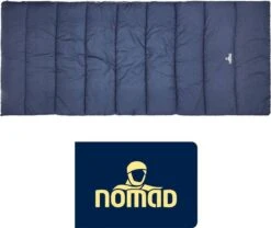 NOMAD® Brisbane Slaapzak | 205x80cm Blauw | Lichtgewicht & Kwalitatief | Dekenmodel Slaapzak | Incl Hoes -Home Furniture Shop 1200x1010