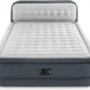 Intex 64448 - Queen Deluxe Ultra-Plush Zelfopblazend 2-persoons Luchtbed Met Hoofdboord (203x152x46cm)
