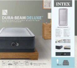 Intex Luchtbed - 1-Persoons - 99 X 191 X 46 Cm - Grijs - Met Ingebouwde Pomp, Hoeslaken Wit En Reparatieset -Home Furniture Shop 1200x1054 3