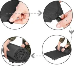 Springos Slaapmat | Zelfopblazend | 180 Cm | Inclusief Hoes | Zwart -Home Furniture Shop 1200x1072 2