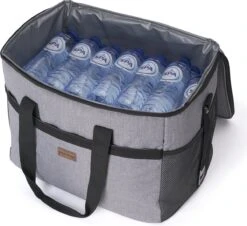 Packaway 4 Laags Geïsoleerde Koeltas - Lunchtas 40 Liter - Grijs -Home Furniture Shop 1200x1099