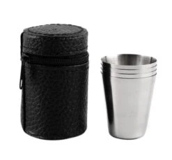6x Rvs Shot Bekertjes - Borrelglaasjes - Thee/ Koffie Beker - Shotjes Met Leren Case - Bekers 30 ML -Home Furniture Shop 1200x1111 8
