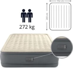 Intex Premaire II Elevated Queen Luchtbed - 2-persoons - 203x152x46 Cm -Home Furniture Shop 1200x1123 2