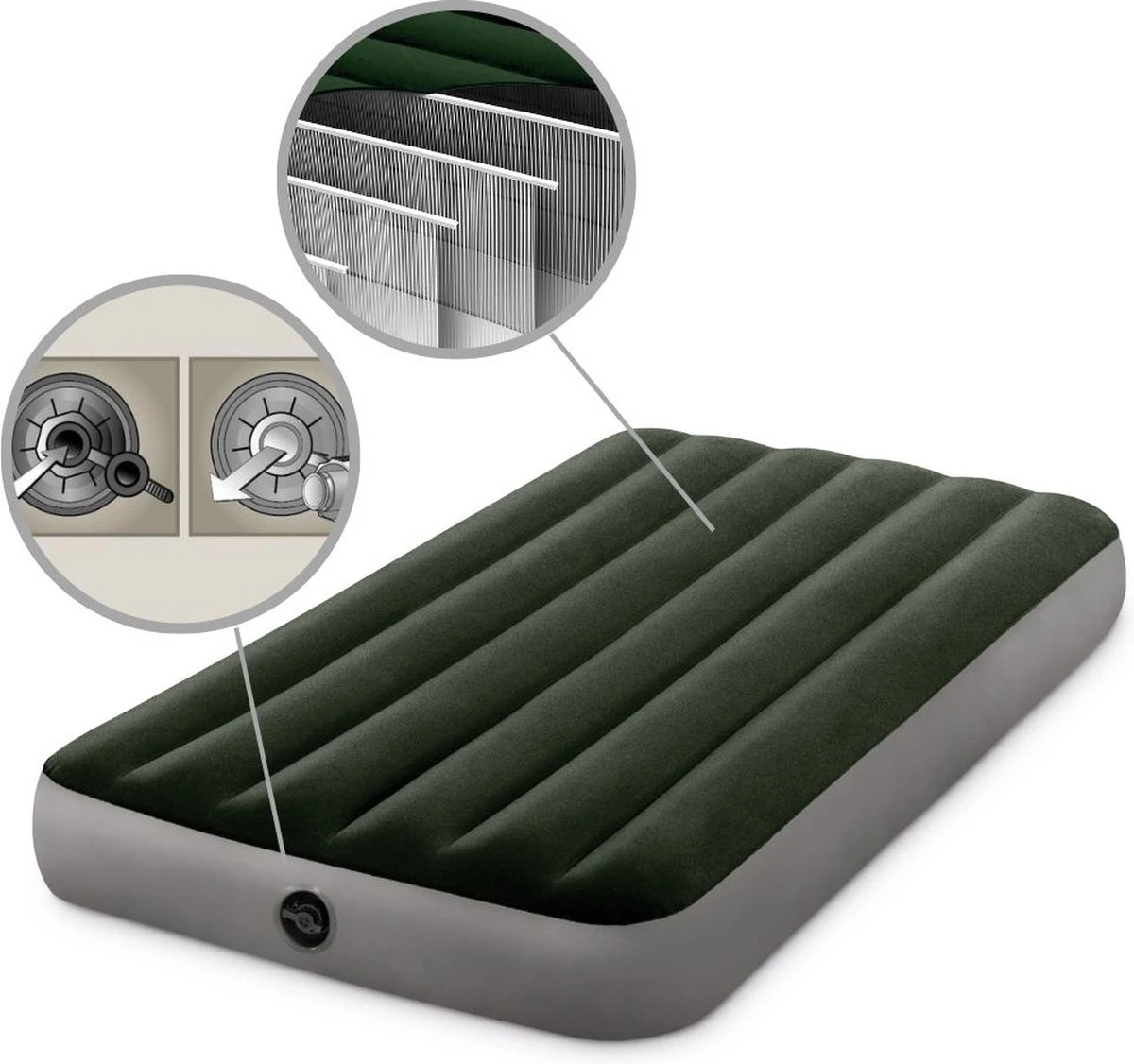 Intex Prestige Downy Twin Luchtbed - 1-persoons - 191 X 99 X 22 Cm 8 Intex Prestige Downy Twin Luchtbed - 1-persoons - 191 X 99 X 22 Cm - Afbeelding 8