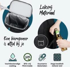 Sunflake Koelrugzak Groot - Lunchtas - Koeltas Backpack Voor Dames & Heren - Zwart -Home Furniture Shop 1200x1145 2