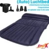 Opblaas Auto Matras - Luchtbed Voor In De Wagen - Camping Bank - Luchtmatras Achterbank - Donkerblauw Luchtbed - 184.9x130