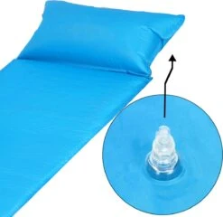 Springos Slaapmat | Zelfopblazend | 186 Cm | Inclusief Hoes & Hoofdkussen | Lichtblauw -Home Furniture Shop 1200x1166 10