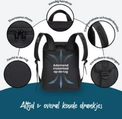 Sunflake Koelrugzak - Lunchtas - Koeltas Backpack Voor Dames & Heren - Zwart -Home Furniture Shop 1200x1171 1