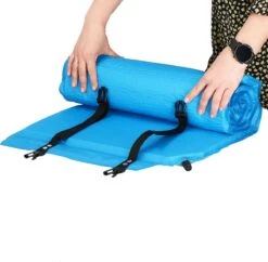 Springos Slaapmat | Zelfopblazend | 186 Cm | Inclusief Hoes & Hoofdkussen | Lichtblauw -Home Furniture Shop 1200x1176 4