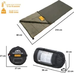 Dutch Mountains Slaapzak Vlieland XL - Grote Katoenen 210 X 80cm Lichtgewicht - Incl. Tasje En Tochtstrip -Comfortzone: 5-8 Graden- -Home Furniture Shop 1200x1178 1