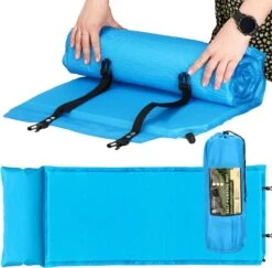 Springos Slaapmat | Zelfopblazend | 186 Cm | Inclusief Hoes & Hoofdkussen | Lichtblauw -Home Furniture Shop 1200x1180 11