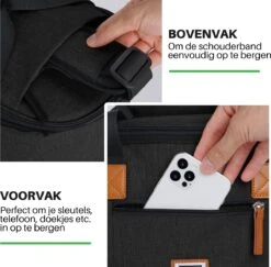 Brisby 4 Laags Geïsoleerde Koeltas - Boodschappentas 21 Liter - Zwart -Home Furniture Shop 1200x1182 6