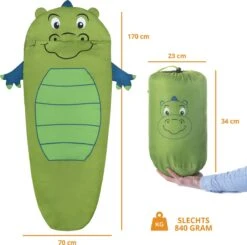 Dutch Mountains Kinderslaapzak Nijlpaard - 170 X 70cm Polyester - Zacht Lichtgewicht – Opberghoes -Home Furniture Shop 1200x1190 1