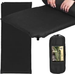 Springos Slaapmat | Zelfopblazend | 180 Cm | Inclusief Hoes | Zwart -Home Furniture Shop 1200x1190 10