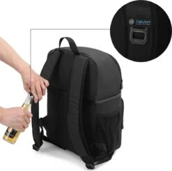 Koeltas Rugzak (28L) - Geschikt Voor 16 Blikjes - Lunchtas Voor Dames En Heren - Zwart -Home Furniture Shop 1200x1190 3