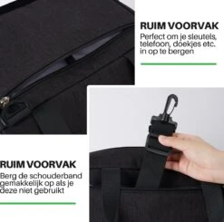 Brisby 4 Laags Geïsoleerde Koeltas - Lunchtas 12 Liter - Extra Ruimte Uitvouwbaar- Zwart -Home Furniture Shop 1200x1191 2