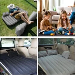 Flightmode - Opblaasbaar Matras Voor Auto, Opblaasbaar Bed, Autostoel, Comfortabel, Met Elektrische Luchtpomp En 3 Adapters, 2 Kussens En Transporttas, Voor Camping, Reizen, Strand -Home Furniture Shop 1200x1195 3
