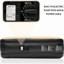 Merkloos Avenli 88030 Hoog Verhoogd Gevlokt Luchtbed | Queensize | Ingebouwde Pompen | Snelle En Gemakkelijke Inflatie -Home Furniture Shop 1200x1196 15