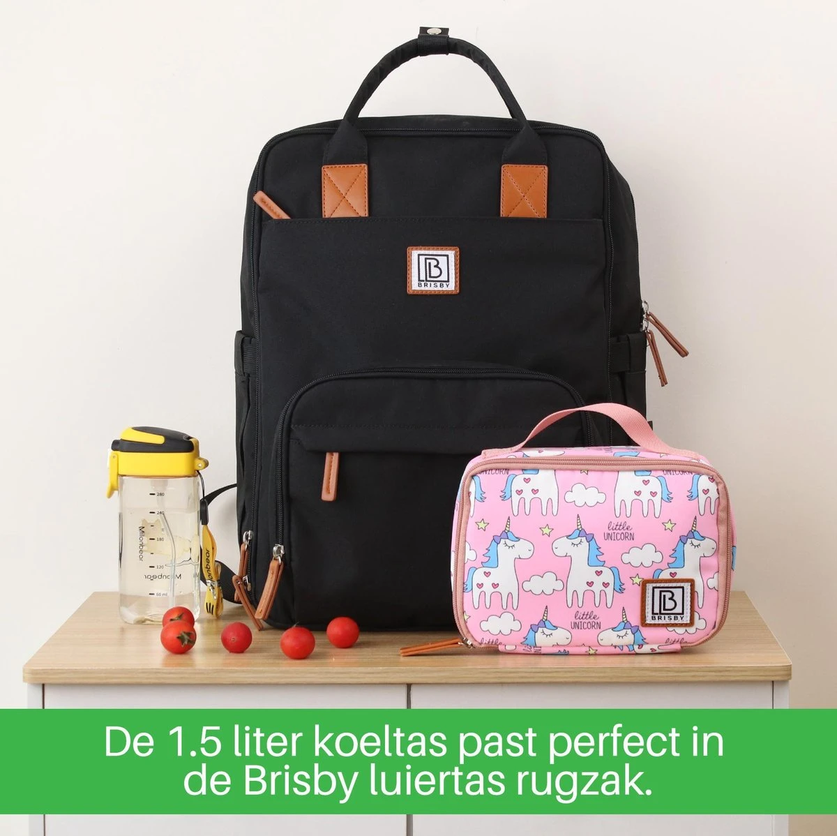 Brisby 4 Laags Geïsoleerde Koeltas - Lunchtas 1.5 Liter - Roze Eenhoorn 4 Brisby 4 Laags Geïsoleerde Koeltas - Lunchtas 1.5 Liter - Roze Eenhoorn - Afbeelding 4