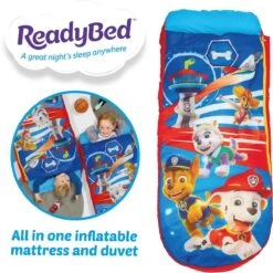 Paw Patrol Junior ReadyBed-2 In 1 Kids Sleeping Inflatable Air Bed In A Bag With A Pump, Polyester, Single -Home Furniture Shop 1200x1199 2