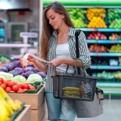 Brisby 4 Laags Geïsoleerde Koeltas - Boodschappentas 21 Liter - Grijs -Home Furniture Shop 1200x1200 110