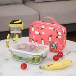 Brisby 4 Laags Geïsoleerde Koeltas - Lunchtas 1.5 Liter - Roze Pinguïn -Home Furniture Shop 1200x1200 124