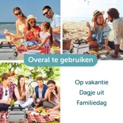 ForDig Koeltas L Grijs (15 Liter) - Gemaakt Van 600D Polyester Met PEVA-Voering - Ruimte Voor 20 Blikjes Of 10 Halve Liter Flessen - Opvouwbaar Koel Tas Met Easy-Acces Flap - Ruimte Voor Bestek - Picknick Cool Bag - Coolerbag - Grote Cooler -Home Furniture Shop 1200x1200 133