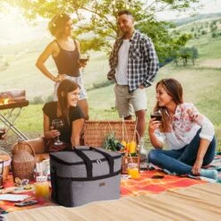 Packaway 4 Laags Geïsoleerde Koeltas - Lunchtas 40 Liter - Grijs -Home Furniture Shop 1200x1200 161