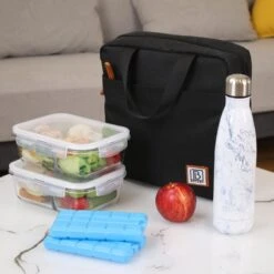 Brisby 4 Laags Geïsoleerde Koeltas - Lunchtas 7 Liter - Zwart -Home Furniture Shop 1200x1200 200