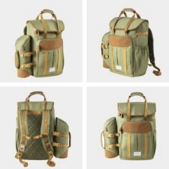Cabinmax Koeltas - Koelrugzak - Picknick - Picknicktas Met Flessenhouder - Koelrugtas 24L - Olive Green -Home Furniture Shop 1200x1200 204