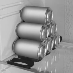 Kwmobile 1x Opvouwbare Houder Voor Flessen En Blikjes - Voor Koelkast En Voorraadkast - Siliconen Flessenhouder In Zwart - 31 X 9,5 X 1 Cm -Home Furniture Shop 1200x1200 208