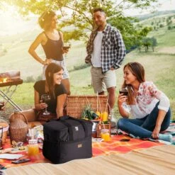 Packaway 4 Laags Geïsoleerde Koeltas - Lunchtas 40 Liter - Zwart -Home Furniture Shop 1200x1200 227