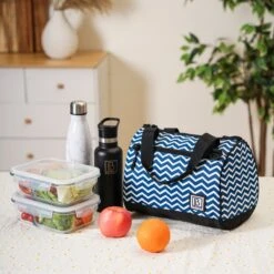 Brisby 4 Laags Geïsoleerde Koeltas - Lunchtas 10 Liter - Zigzag Blauw -Home Furniture Shop 1200x1200 233