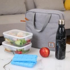 Brisby 4 Laags Geïsoleerde Koeltas - Lunchtas 7 Liter - Lichtgrijs -Home Furniture Shop 1200x1200 298