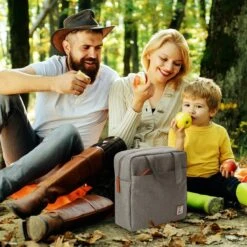 Brisby 4 Laags Geïsoleerde Koeltas - Lunchtas 7 Liter - Lichtgrijs -Home Furniture Shop 1200x1200 301