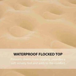 Merkloos Avenli 88030 Hoog Verhoogd Gevlokt Luchtbed | Queensize | Ingebouwde Pompen | Snelle En Gemakkelijke Inflatie -Home Furniture Shop 1200x1200 347