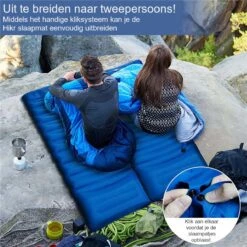 Hikr® Slaapmat 10cm+ Dikte - Comfortabel Luchtmatras - Zelfopblazend Met De Voet - TPU+40D Nylon - Slaapmatje Eenpersoons En Uit Te Breiden Tot Tweepersoons - Slaapmat Met Ingebouwde Pomp -Home Furniture Shop 1200x1200 351