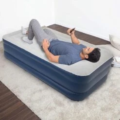 LifeGoods Luchtbed - 1 Persoons - Met Ingebouwde Pomp - Incl. Draagtas En Reparatiekit -Home Furniture Shop 1200x1200 372