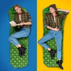 TRVLMORE Slaapmat - Zelfopblazend - 1 Persoons - Ingebouwde Pomp En Kussen - Groen -Home Furniture Shop 1200x1200 514